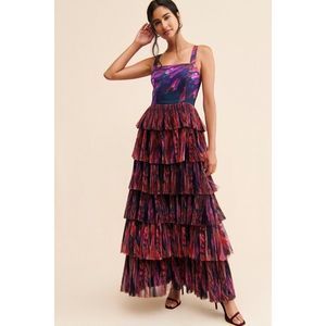 New Anthropologie x Hutch Tulle Tiered Dress Size 2